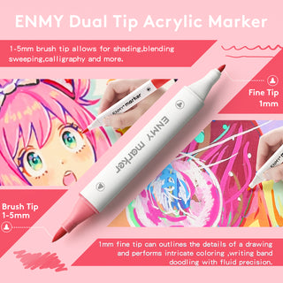 Dual Tip Acrylic Paint Marker