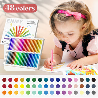 48 Colors Jumbo Capped Crayon