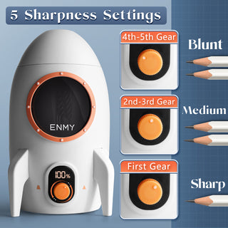 Fully Automatic Electric Pencil Sharpener (Roket Design)